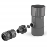 Plastové okapové systémy - Plastový sběrač dešťové vody PVC 63 mm