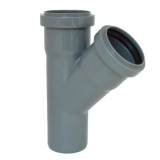 Kanalizační potrubí - Odpadní odbočka HTEA plastová 45°