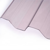 PVC a polykarbonáty - Zenit Polykarbonátová trapézová deska Toplight - bronz