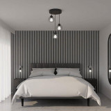 Polystyrenové stropní desky - Designový obkladový panel Dub šedý