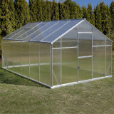 Polykarbonátové skleníky - Zahradní skleník z polykarbonátu SANUS antracit