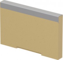 ACO MultiDrain - kombinovaná čelní stěna pro ploché žlaby V150S/V150G/V150