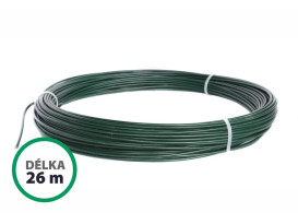 Napínací drát PVC zelený