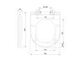 Vyvýšené kapotované vario WC Rimless se Smart Flush
