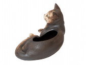 Osazovací keramická dekorace Kočka