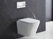 Závěsné kapotované WC Rimless hranaté