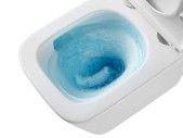 Závěsné kapotované WC Rimless se Smart Flush hranaté