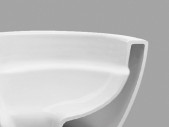 Závěsné kapotované WC Rimless se Smart Flush hranaté