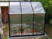 Zahradní skleník z polykarbonátu SANUS černý