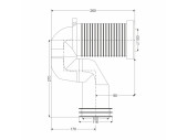 Odpadní koleno pro Vario WC