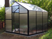 Zahradní skleník z polykarbonátu SANUS černý