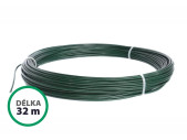Napínací drát PVC zelený