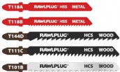 Sada Rawlplug 5 různých pilových plátků pro přímočarou pilu