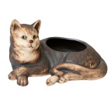 Osazovací keramická dekorace Kočka