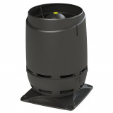 Střešní odvětrávací potrubí vzduchotechniky - Větrací hlavice 125S Flow + montážní deska 250x250 mm