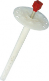 Zateplovací talířové hmoždinky - MAGNNUM PORO M - Zateplovací hmoždinka s kovovým trnem a poplastovanou hlavou
