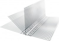 Profily pro zateplení - Flexibilní roh PVC s tkaninou 25 m