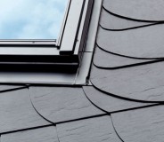 Lemování střešních oken Velux - Lemování Velux EDS 0000 na plochou krytinu