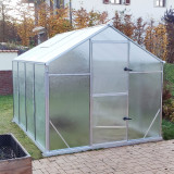 Skleníky - Zahradní skleník SANUS Hybrid antracit