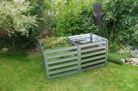 Zahrada - Rozšíření plechového kompostéru K 170