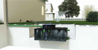 Systém sbírání dešťové vody - Nádrž na dešťovou vodu ACO Garden Basic 2000l