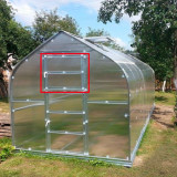Příslušenství polykarbonátové skleníky - Přídavné zadní okno pro skleníky Standard