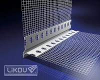 Likov - Okenní profil s PVC rohem a okapničkou