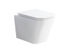 Závěsné kapotované WC Rimless se Smart Flush hranaté